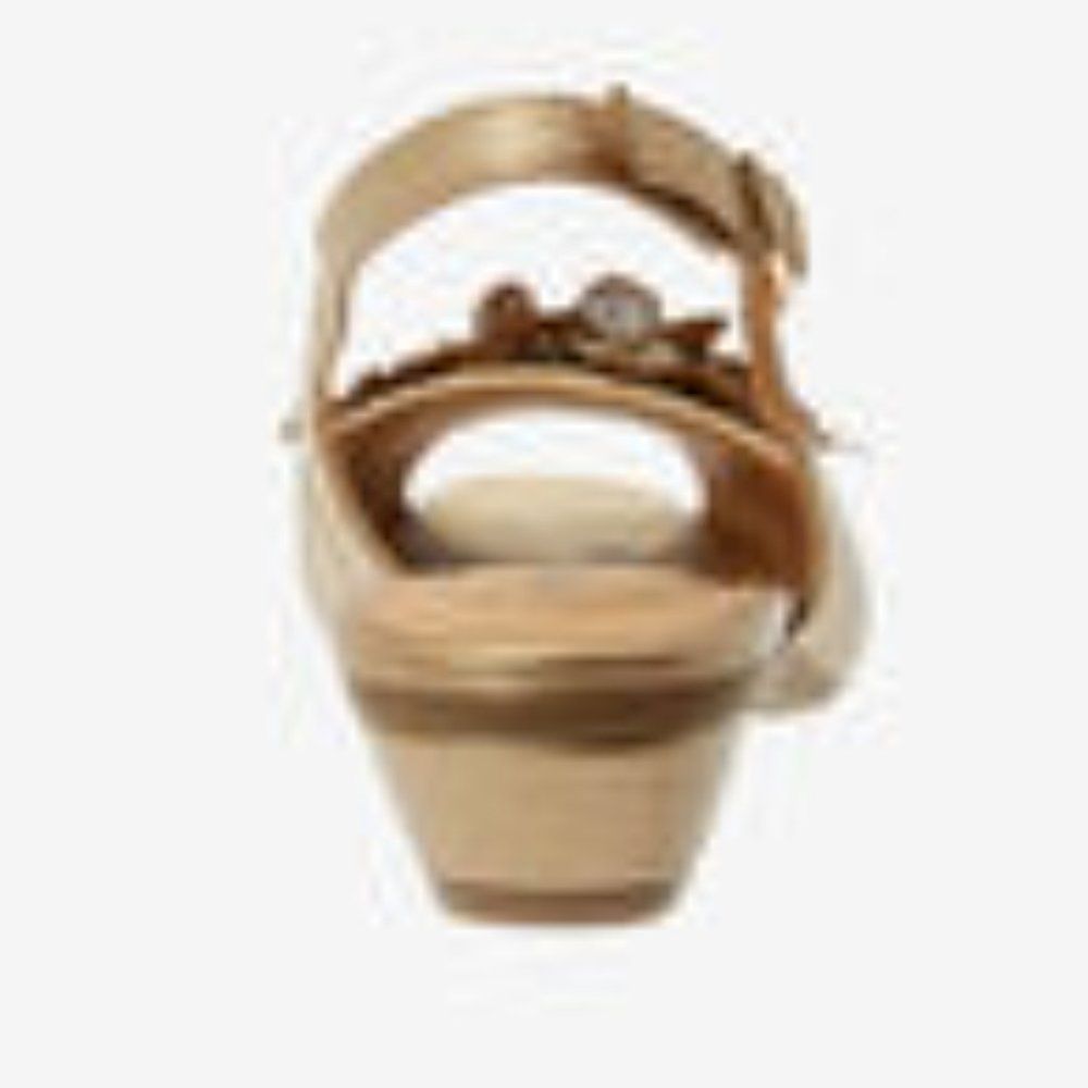 (1534) Comfort View Gold Rider Slingback Shoe Size 11 WW - Picture 2 of 6